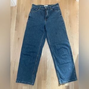 Everlane Way-High Wide-Leg Organic Jeans Size 28